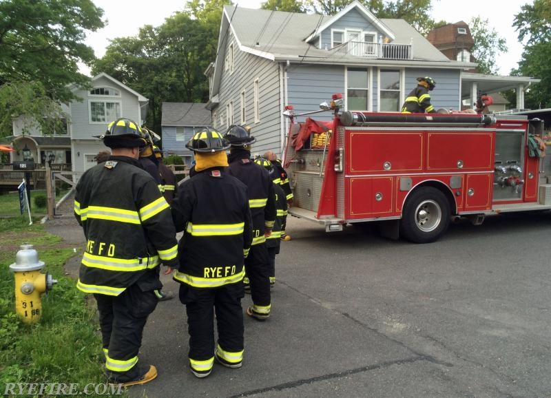 June 2015's Monthly drill was on Engine Company Operations.  Photo by Lt. Kyle Wagman